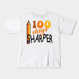 100 Days Sharper 100th Day of School Student Teacher Kids T-Shirt